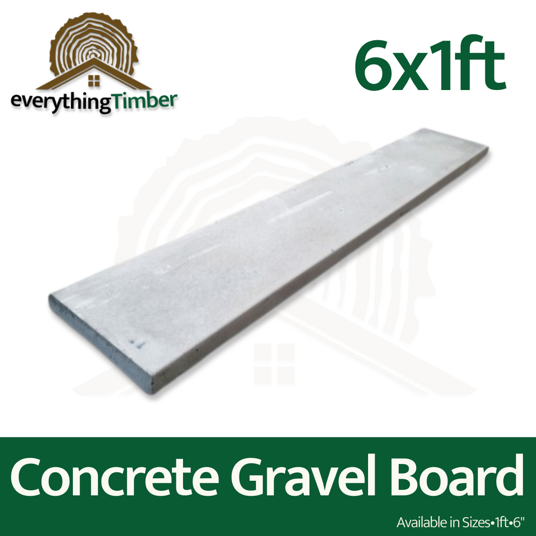 Plainface Gravel Board 6FT X 1FT