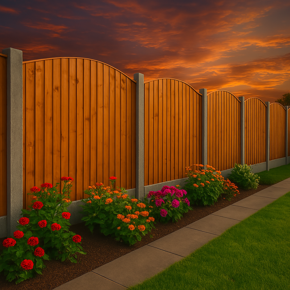 Dome Feather Edge Panel 6Ft X 5Ft