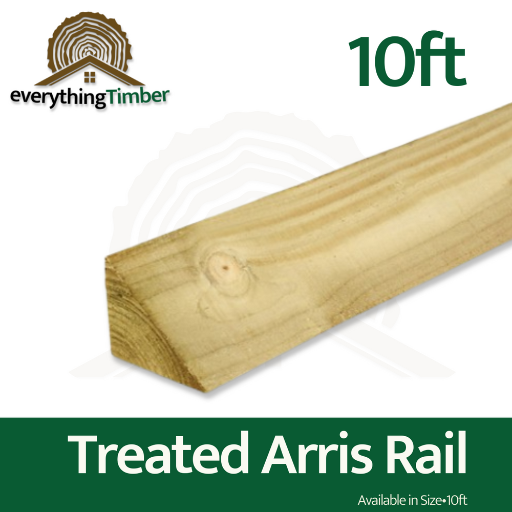 Treated Arris Rail 10ft