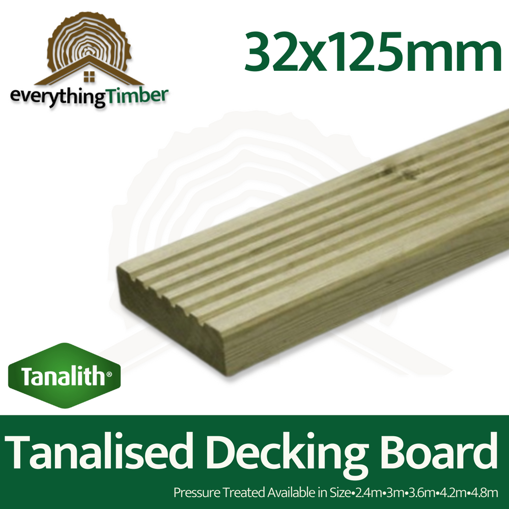 Decking Boards 32mm x 125mm